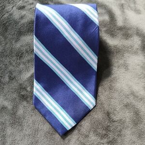 Brooks Brothers Classic Blue Striped Tie